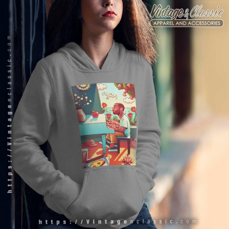 Mac Miller Playing Piano Hoodie Mac Miller Playing Piano Hoodie
