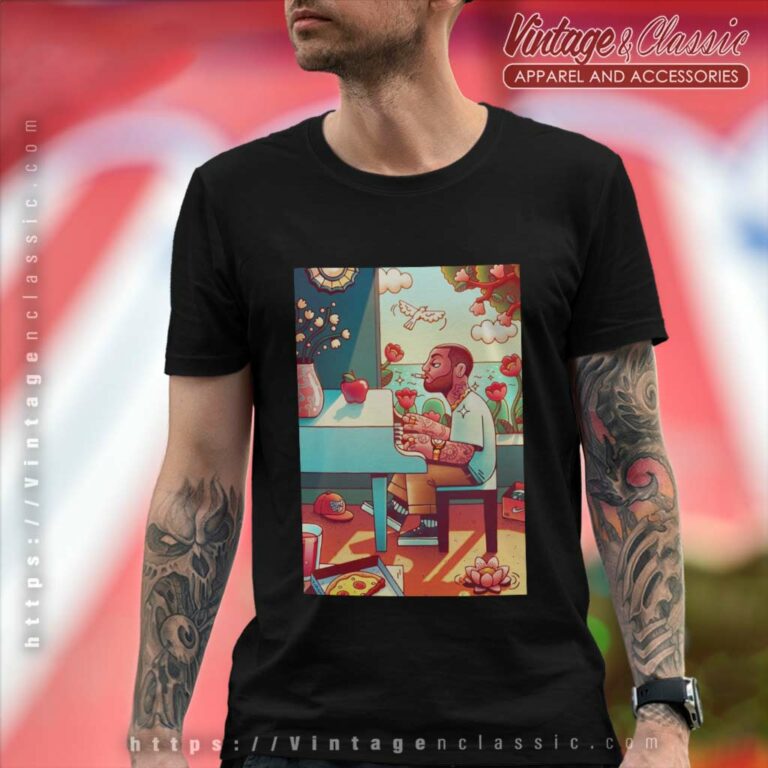 Mac Miller Playing Piano T Shirt Mac Miller Playing Piano T Shirt