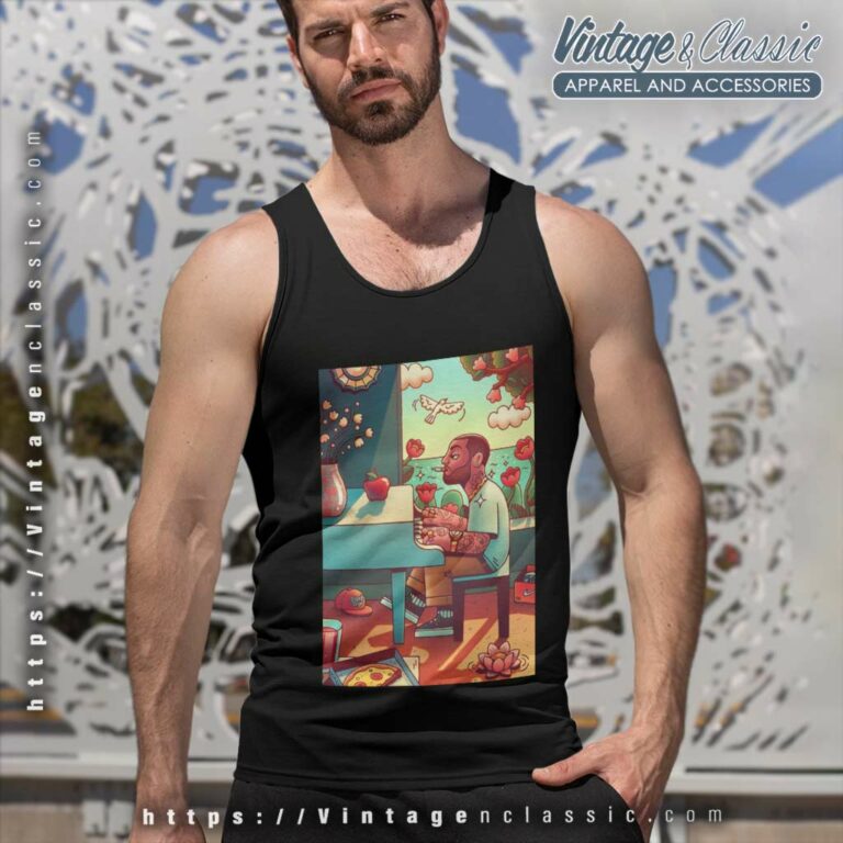 Mac Miller Playing Piano Tank Top Racerback Mac Miller Playing Piano Tank Top Racerback
