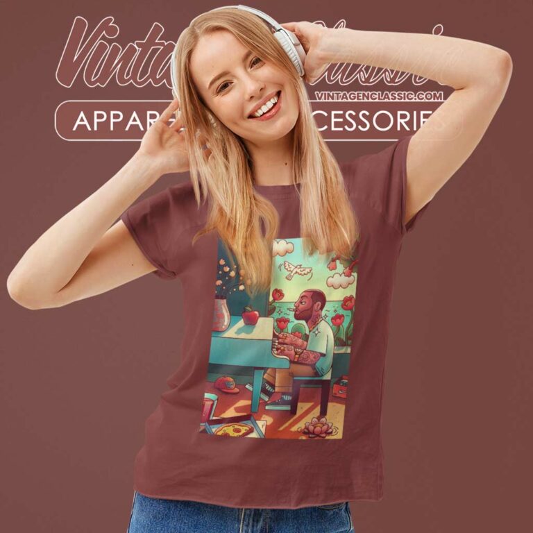 Mac Miller Playing Piano Women TShirt Mac Miller Playing Piano Women TShirt