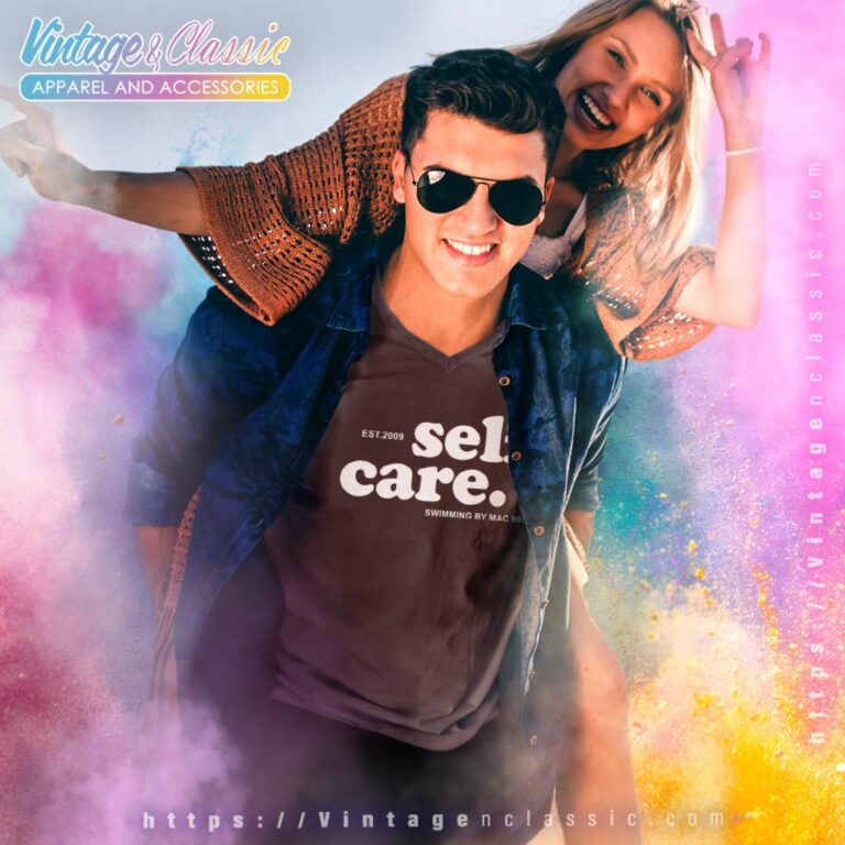 Mac Miller Self Care V Neck TShirt Mac Miller Self Care V Neck TShirt