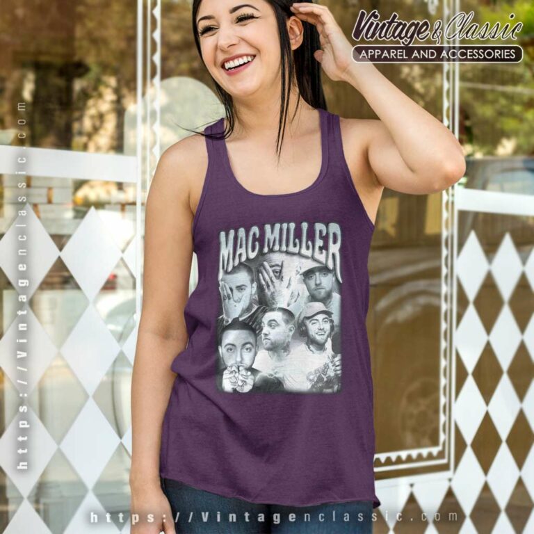 Mac Miller The Evolution Tank Top Racerback Mac Miller The Evolution Tank Top Racerback