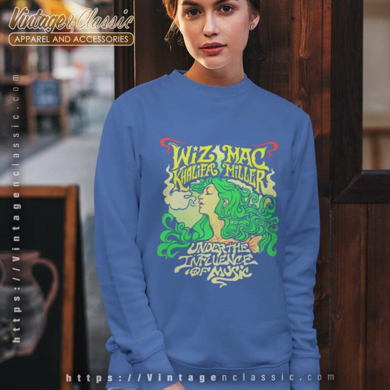 Mac Miller Wiz Khalifa Under The Influence Tour Sweatshirt Mac Miller Wiz Khalifa Under The Influence Tour Sweatshirt