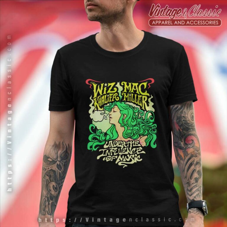 Mac Miller Wiz Khalifa Under The Influence Tour T Shirt Mac Miller Wiz Khalifa Under The Influence Tour T Shirt