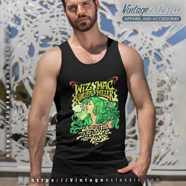 Mac Miller Wiz Khalifa Under The Influence Tour Tank Top Racerback Mac Miller Wiz Khalifa Under The Influence Tour Tank Top Racerback