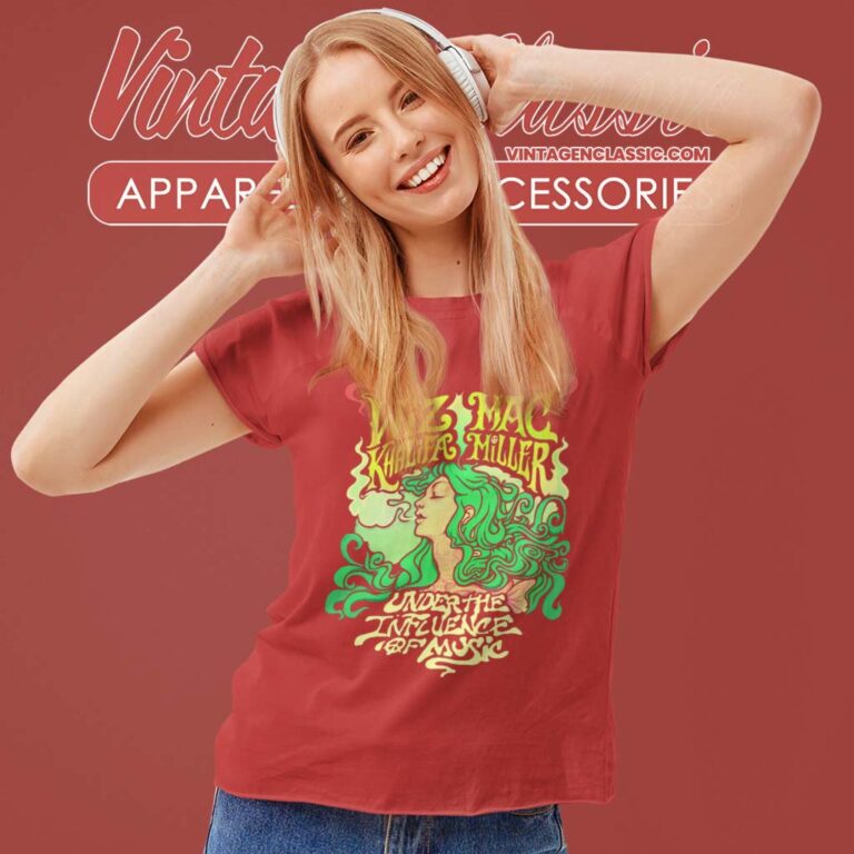 Mac Miller Wiz Khalifa Under The Influence Tour Women TShirt Mac Miller Wiz Khalifa Under The Influence Tour Women TShirt