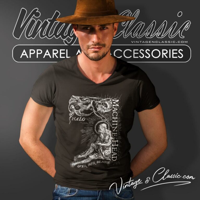 Machine Head Halo V Neck TShirt Machine Head Halo V Neck TShirt