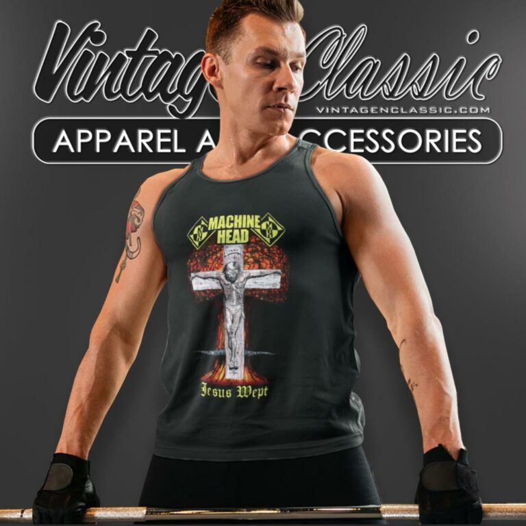 Machine Head Jesus Wept Tank Top Racerback Machine Head Jesus Wept Tank Top Racerback