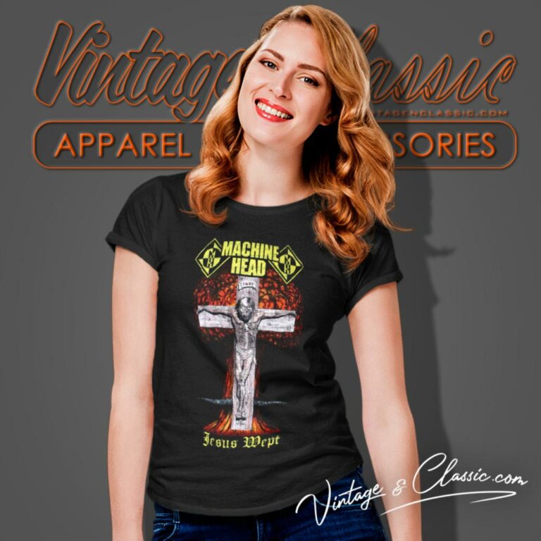 Machine Head Jesus Wept Women T Shirt Machine Head Jesus Wept Women T Shirt