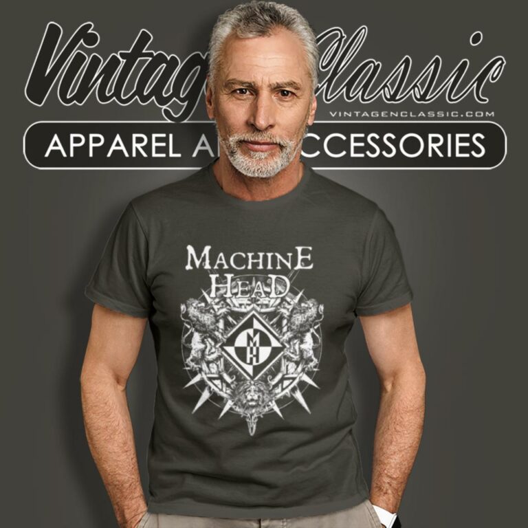 Machine Head Lion Crest T Shirt Machine Head Lion Crest T Shirt