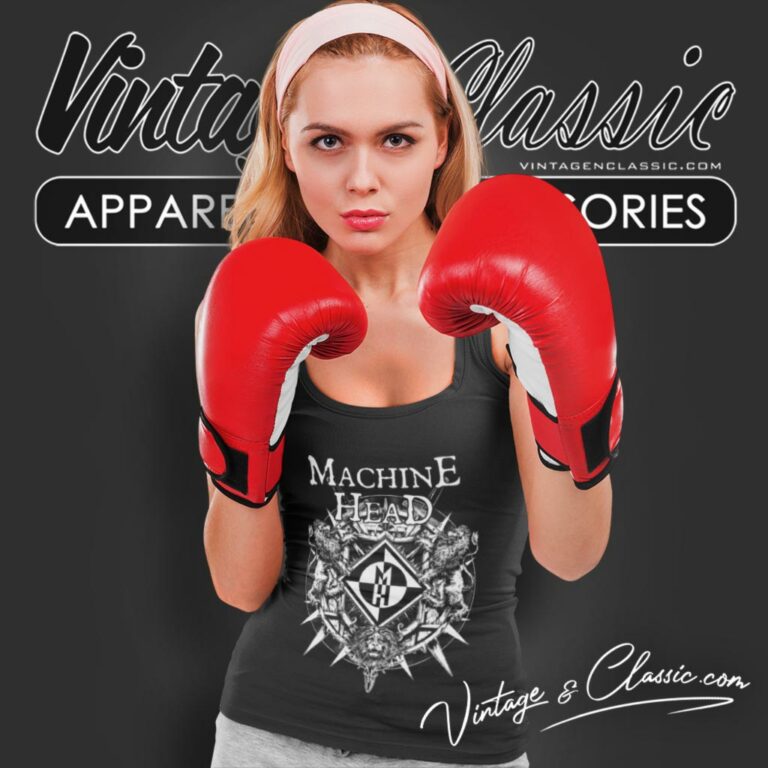 Machine Head Lion Crest Tank Top Racerback Machine Head Lion Crest Tank Top Racerback