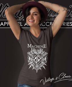 Machine Head Lion Crest Shirt 6 Machine Head Lion Crest V Neck TShirt