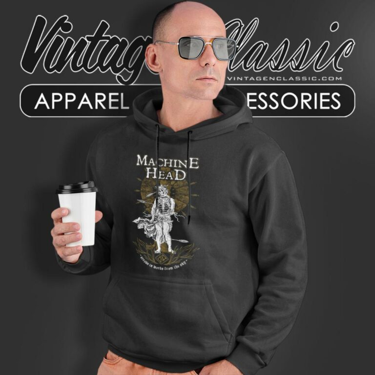 Machine Head Shirt Arrows In Words From The Sky Hoodie Machine Head Shirt Arrows In Words From The Sky Hoodie