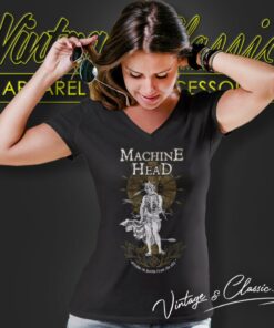 Machine Head Shirt Arrows In Words From The Sky V Neck TShirt