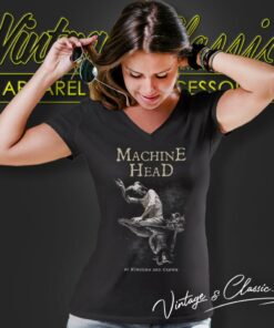 Machine Head Shirt Of Kingdom And Crown 5 Machine Head Shirt Of Kingdom And Crown V Neck TShirt