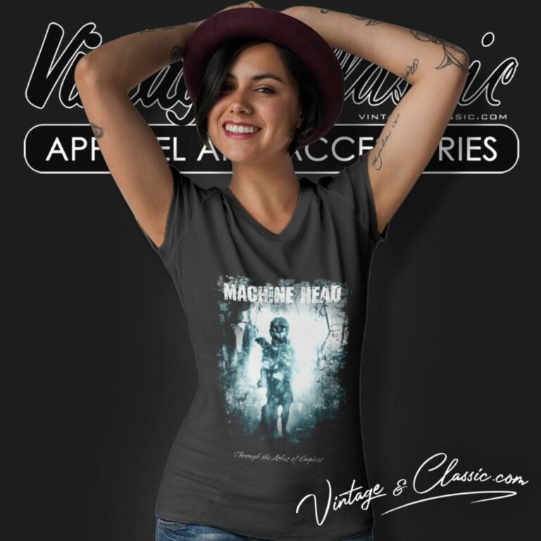 Machine Head Shirt Through The Ashes Of Empires V Neck TShirt Machine Head Shirt Through The Ashes Of Empires V Neck TShirt