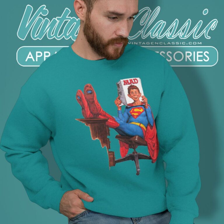 Mad Magazine Superman Sweatshirt Mad Magazine Superman Sweatshirt