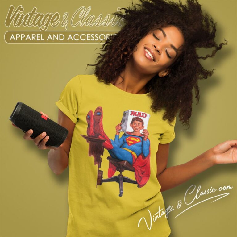 Mad Magazine Superman Women T Shirt Mad Magazine Superman Women T Shirt