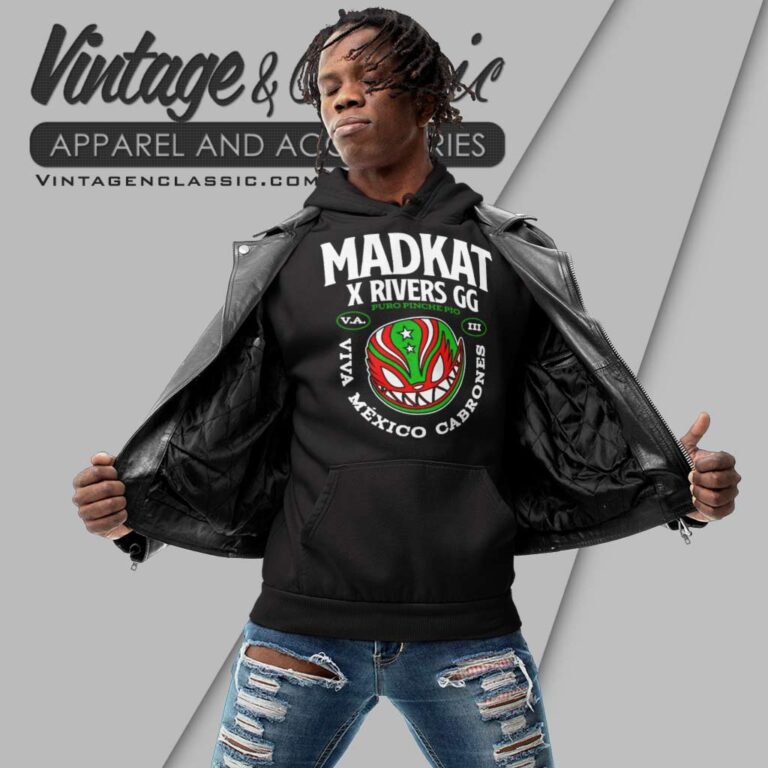 Madkat X Rivers Gg Puro Pinche Pio Hoodie Madkat X Rivers Gg Puro Pinche Pio Hoodie
