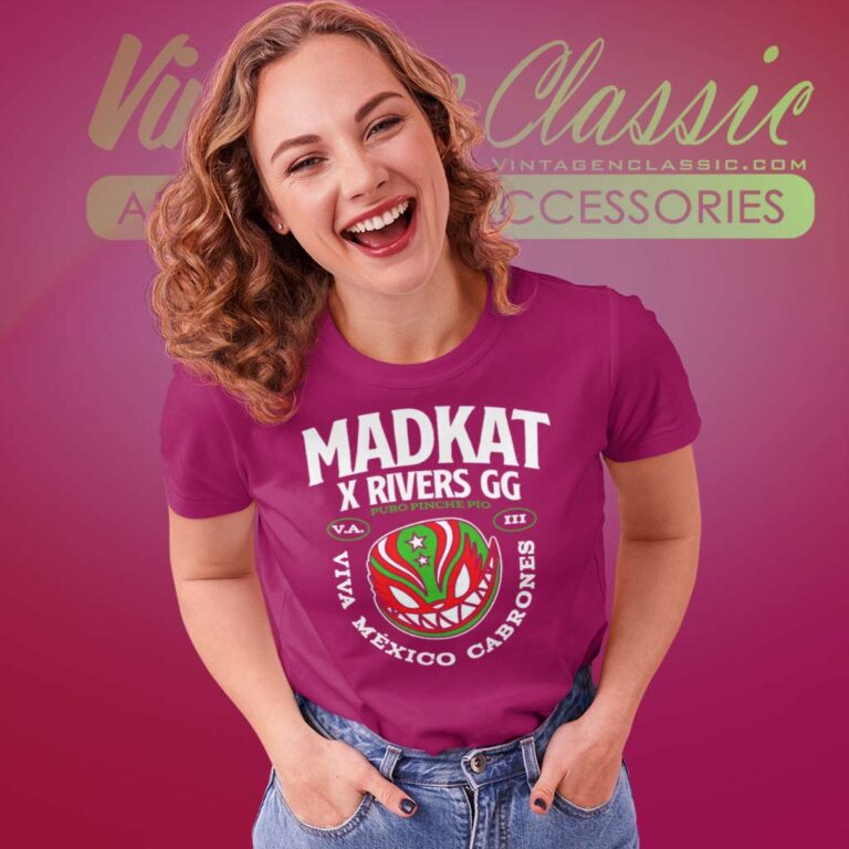 Madkat X Rivers Gg Puro Pinche Pio Women TShirt Madkat X Rivers Gg Puro Pinche Pio Women TShirt