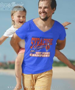 Madness Syracuse Orange Basketball 2003 March V Neck TShirt