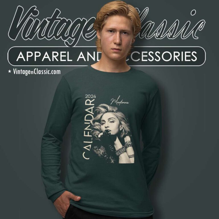 Madonna 2024 Four Decades Tour Long Sleeve Tee Madonna 2024 Four Decades Tour Long Sleeve Tee