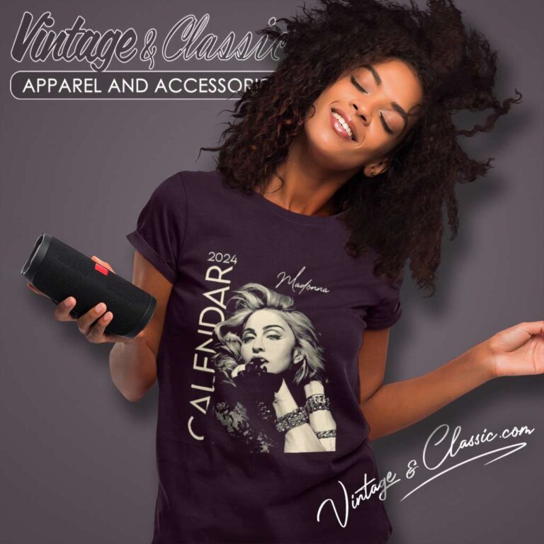 Madonna 2024 Four Decades Tour Women TShirt Madonna 2024 Four Decades Tour Women TShirt