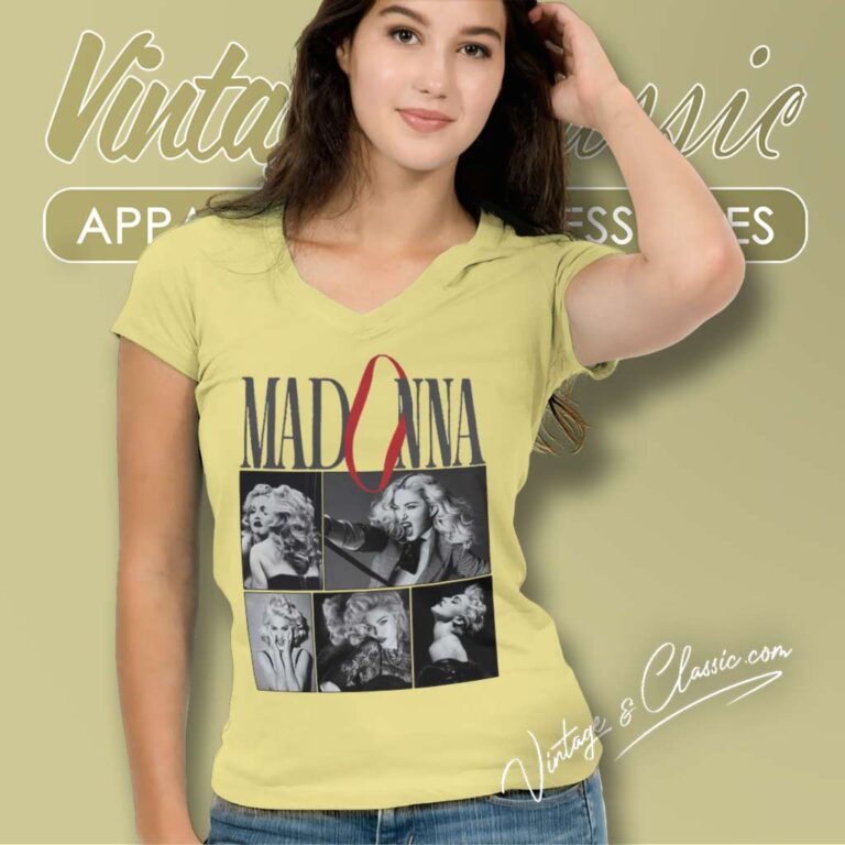 Madonna 2024 Shirt The Celebration Tour V Neck TShirt Madonna 2024 Shirt The Celebration Tour V Neck TShirt