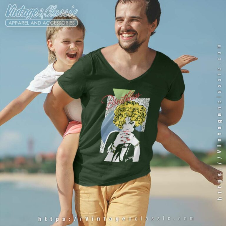 Madonna Breathless Dick Tracy V Neck TShirt Madonna Breathless Dick Tracy V Neck TShirt