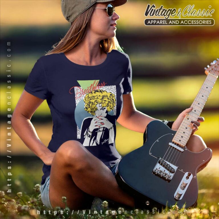 Madonna Breathless Dick Tracy Women TShirt Madonna Breathless Dick Tracy Women TShirt
