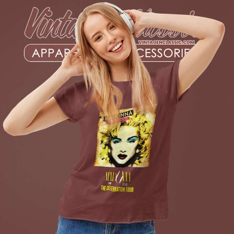 Madonna Celebration Tour Shirt Women TShirt Madonna Celebration Tour Shirt Women TShirt