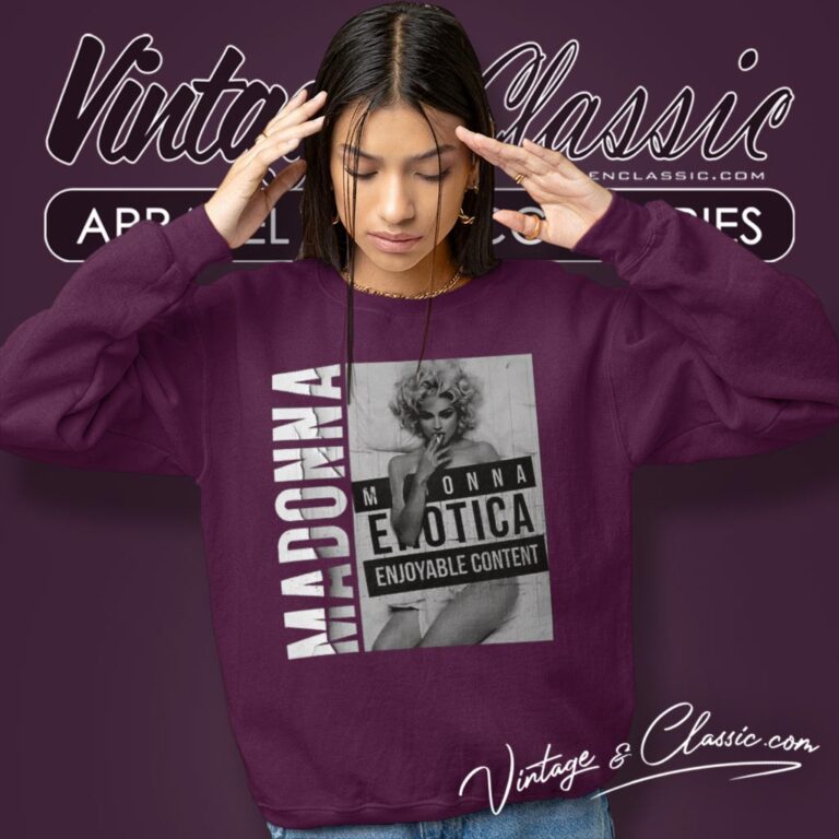 Madonna Enotica Enjoyable Content Sweatshirt Madonna Enotica Enjoyable Content Sweatshirt