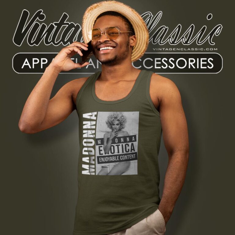 Madonna Enotica Enjoyable Content Tank Top Racerback Madonna Enotica Enjoyable Content Tank Top Racerback