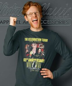 Madonna Four Decades The Celebration Tour Long Sleeve Tee