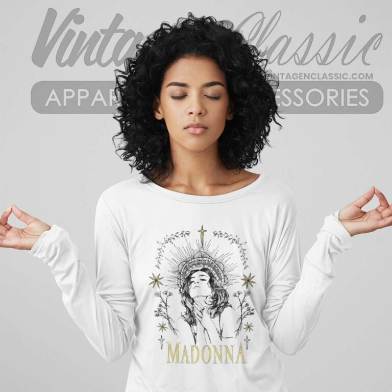 Madonna Like A Prayer Sketch Long Sleeve Tee Madonna Like A Prayer Sketch Long Sleeve Tee
