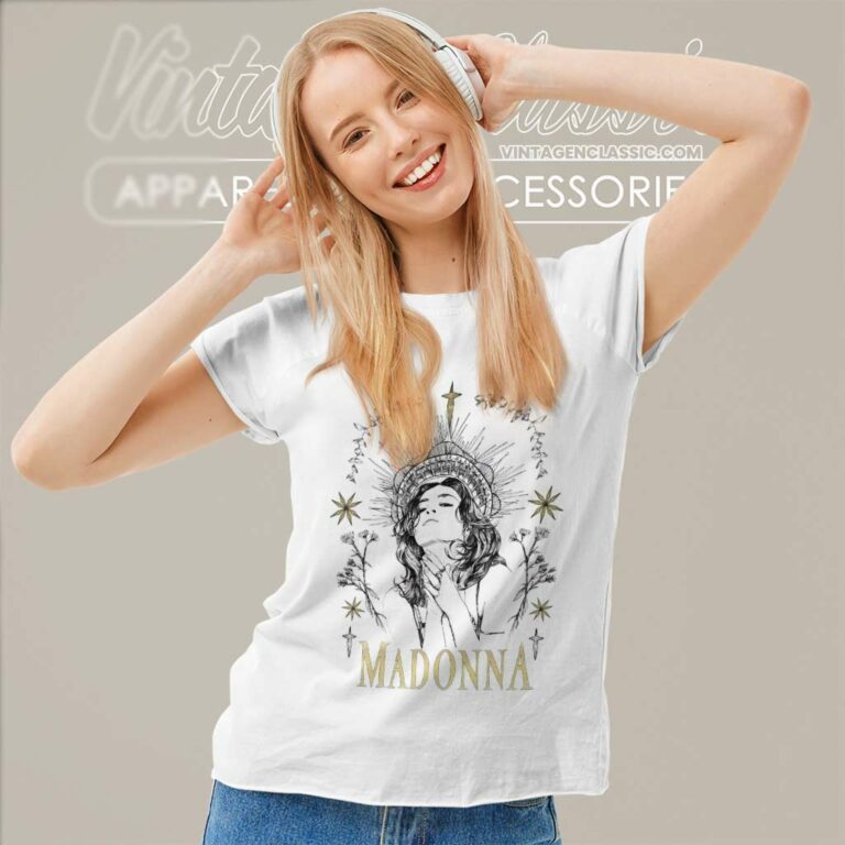 Madonna Like A Prayer Sketch Women TShirt Madonna Like A Prayer Sketch Women TShirt