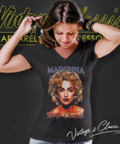 Madonna Louise Ciccone Shirt 5 Madonna Louise Ciccone V Neck TShirt