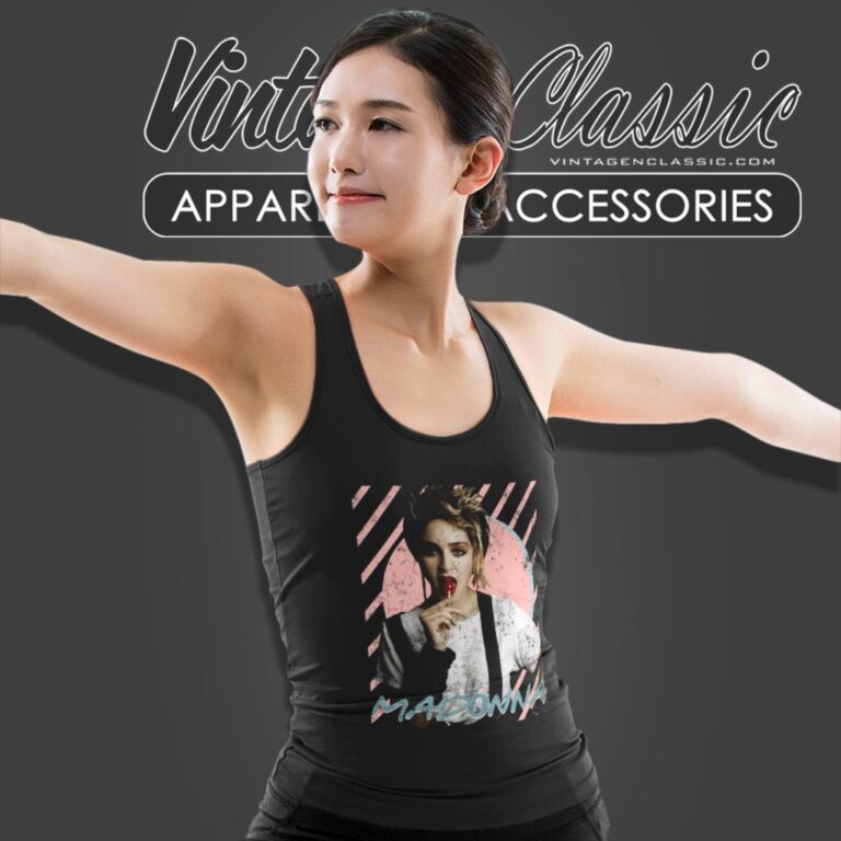 Madonna Original 80s Tank Top Racerback Madonna Original 80s Tank Top Racerback