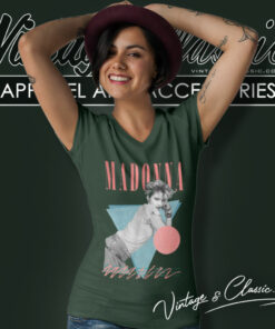 Madonna Queen Of Pop V Neck TShirt
