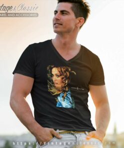 Madonna Ray Of Light V Neck TShirt
