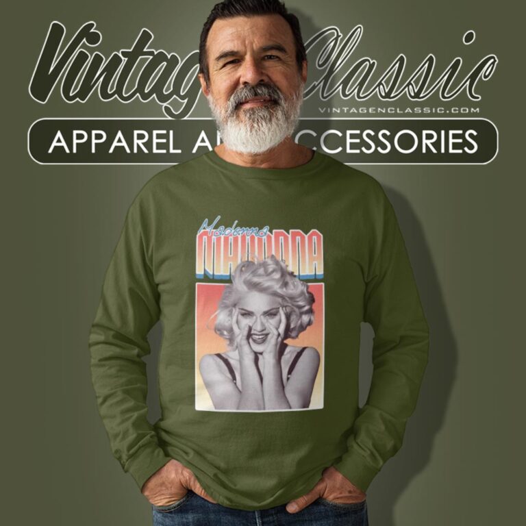 Madonna Retro Long Sleeve Tee Madonna Retro Long Sleeve Tee