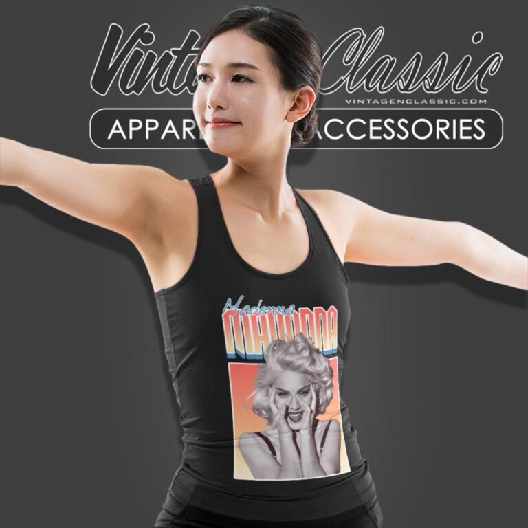 Madonna Retro Tank Top Racerback Madonna Retro Tank Top Racerback