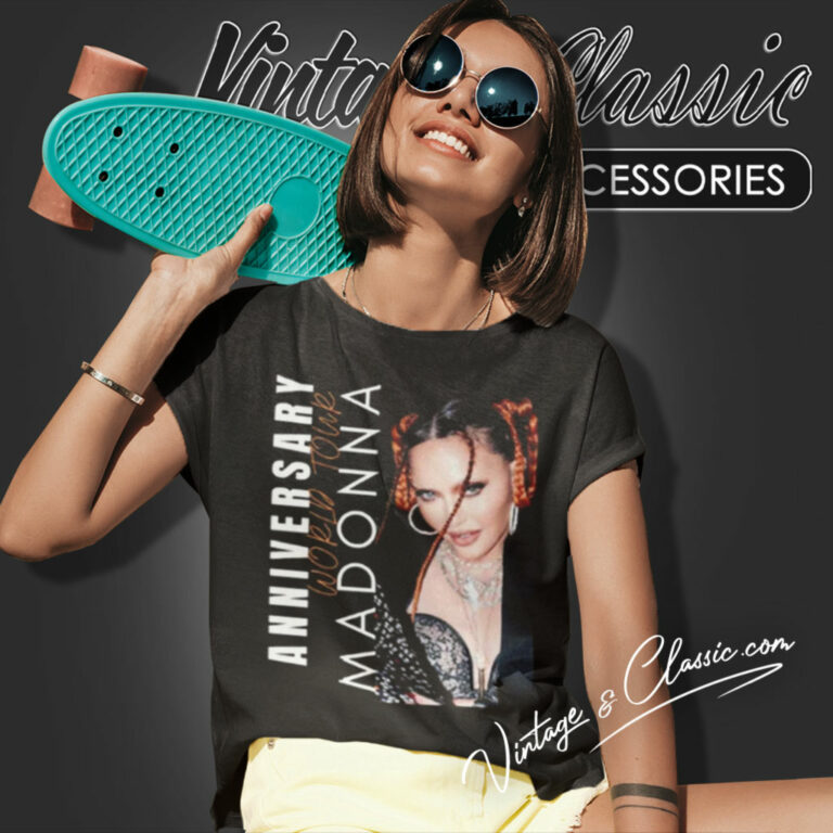 Madonna Shirt 2024 Tour The Celebration Women T Shirt Madonna Shirt 2024 Tour The Celebration Women T Shirt