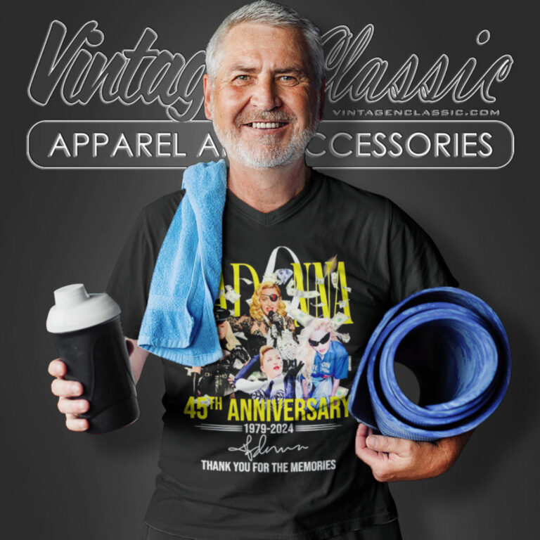Madonna Shirt 45th Anniversary 1979 2024 Thank You For The Memories V Neck TShirt Madonna Shirt 45th Anniversary 1979 2024 Thank You For The Memories V Neck TShirt