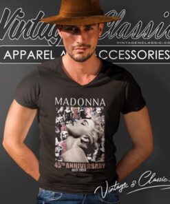 Madonna Shirt 45th Anniversary 1979 2024 5 Madonna Shirt 45th Anniversary 1979 2024 V Neck TShirt