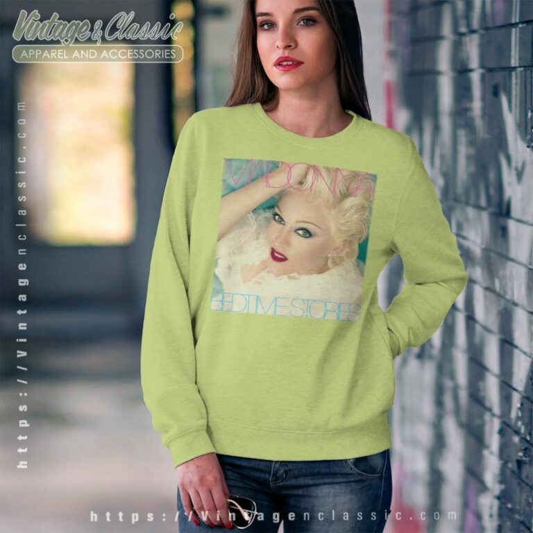Madonna Shirt 6ixth Album Bedtime Stories Sweatshirt Madonna Shirt 6ixth Album Bedtime Stories Sweatshirt
