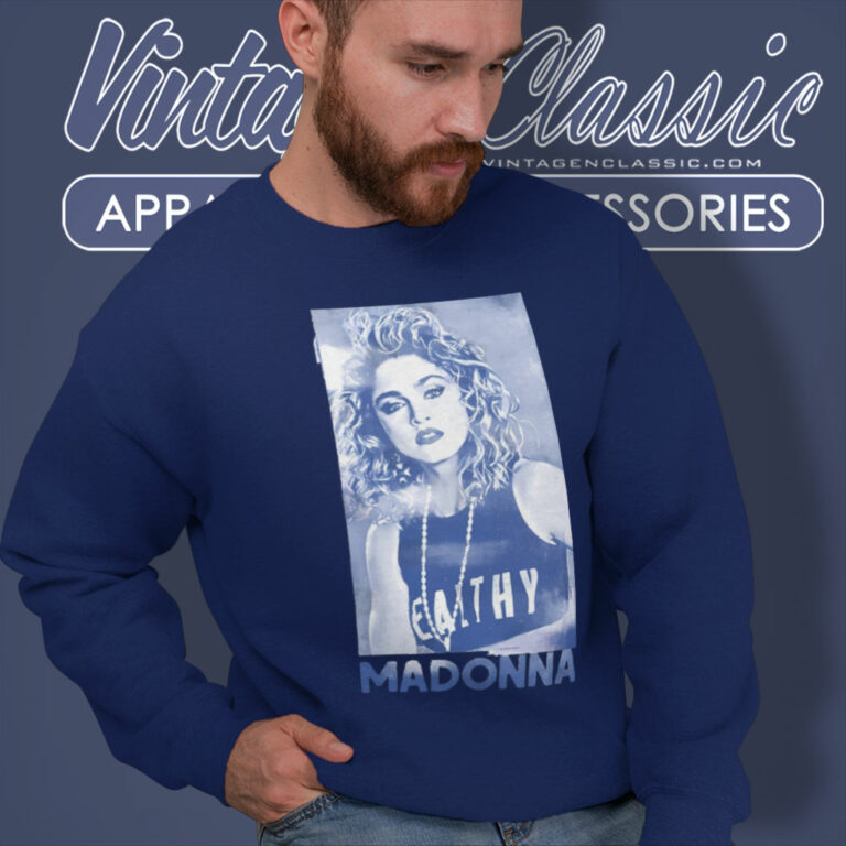 Madonna Shirt Faded Style Madonna Design Sweatshirt Madonna Shirt Faded Style Madonna Design Sweatshirt