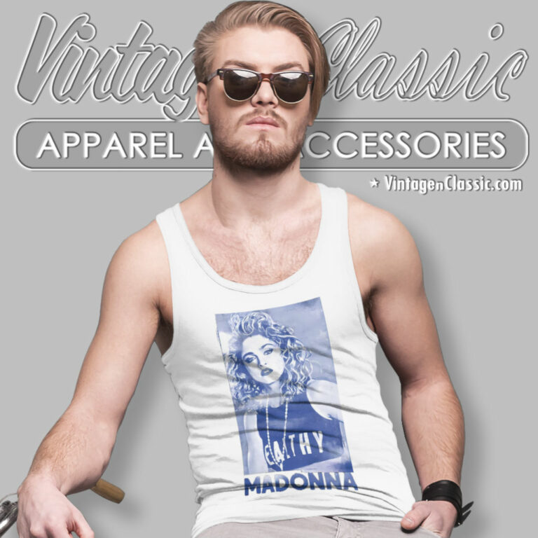 Madonna Shirt Faded Style Madonna Design Tank Top Racerback Madonna Shirt Faded Style Madonna Design Tank Top Racerback