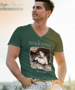 Madonna Shirt Like A Virgin Tour 2023 V Neck TShirt