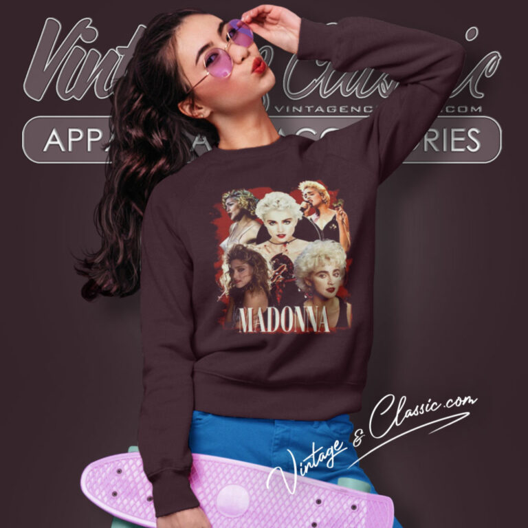 Madonna Shirt Queen Bootleg Rap 90s Style Sweatshirt Madonna Shirt Queen Bootleg Rap 90s Style Sweatshirt